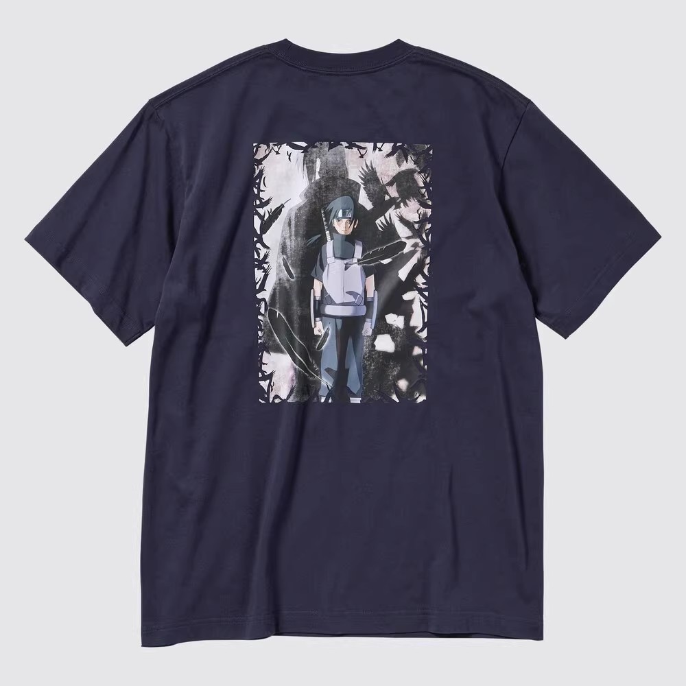 Uniqlo เสื้อยืดแขนสั้น พิมพ์ลายนารูโตะ สําหรับผู้ชาย และผู้หญิง 470974