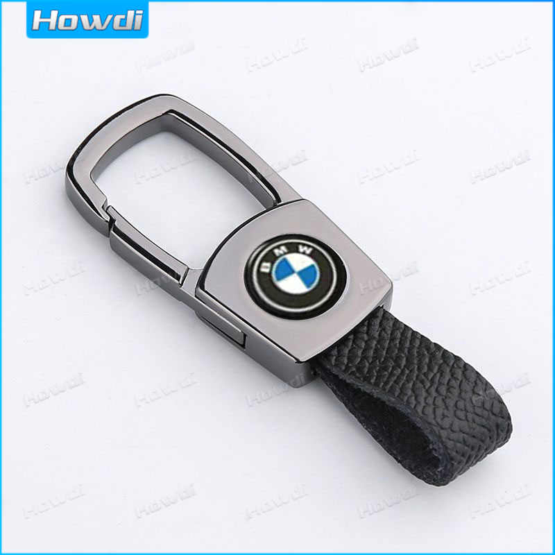 พวงกุญแจหนัง พวงกุญแจโลหะ อัลลอย พร้อมโลโก้ สําหรับ BMW