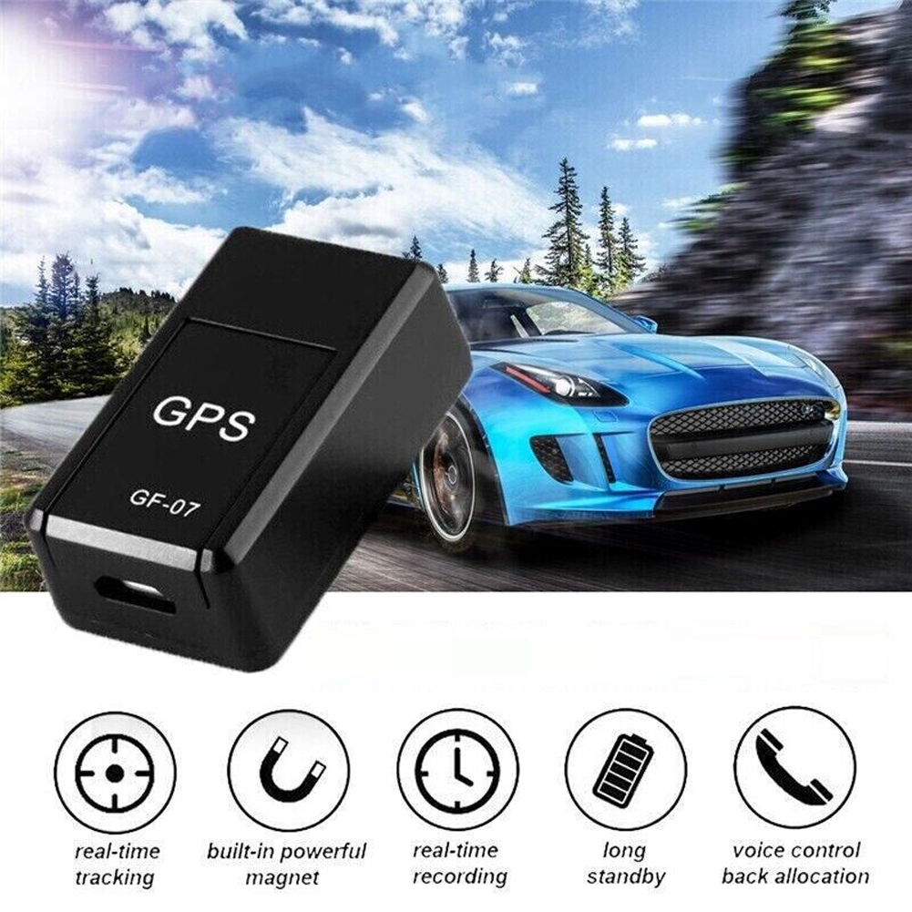 GF-07 Mini Magnetic GPS Tracker สําหรับรถยนต์ – ตัวระบุตําแหน่งยานพาหนะป้องกันการโจรกรรมพร้อมการติดต