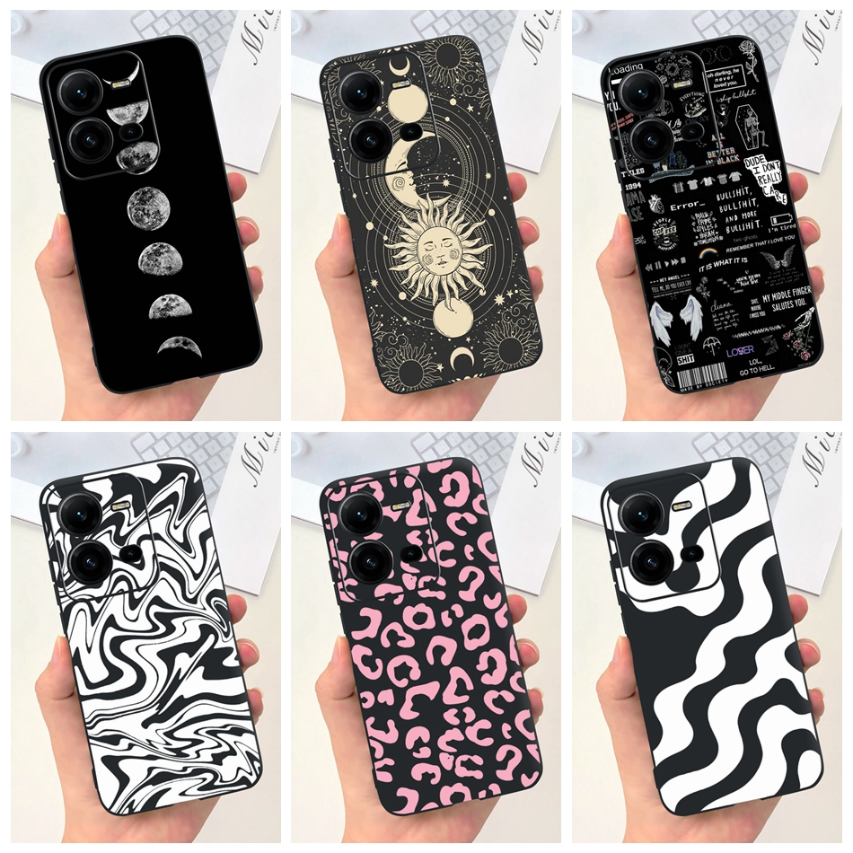 เคสโทรศัพท์ซิลิโคน TPU แบบนิ่ม พิมพ์ลาย สําหรับ Vivo V25 V25e V2202 V2201 V25 5G V 25 25e 4G
