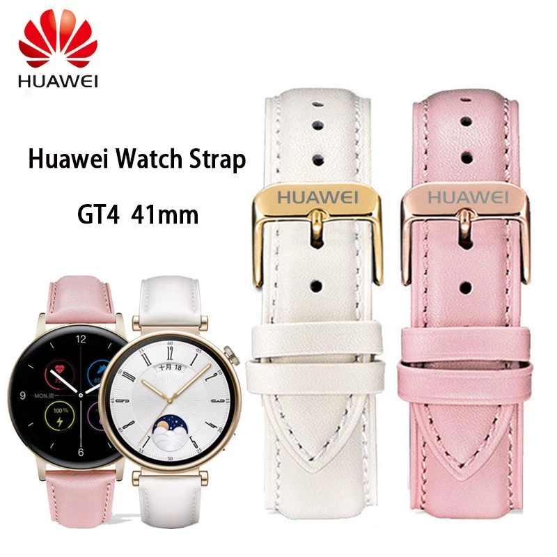 Huawei WatchGT2 GT3 GT4 GT5 pro 46mm 41mm 42mmstrap เหมาะสําหรับ Huawei Watch GT6 สายหนังอินเทรนด์และทันสมัย