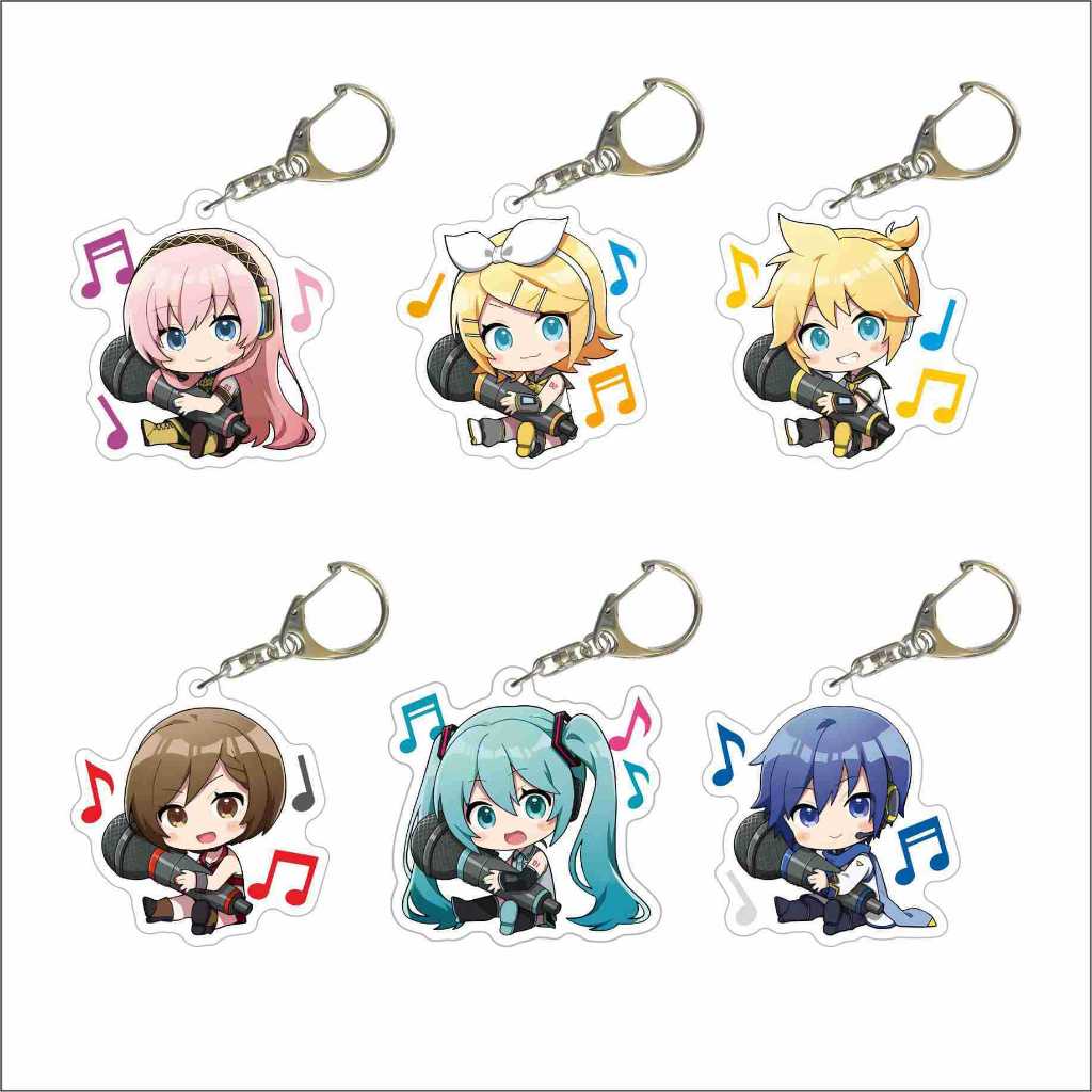 พวงกุญแจอะคริลิค จี้การ์ตูนอนิเมะ Miku Kagamine Rin Len Katio เหมาะกับของขวัญคริสต์มาส