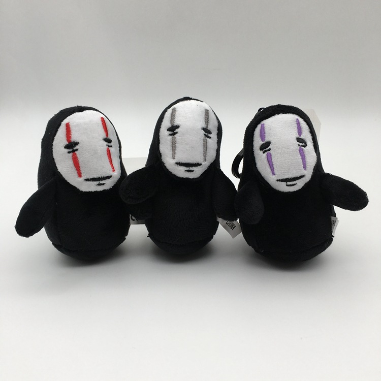 พวงกุญแจตุ๊กตาฟิกเกอร์ การ์ตูนอนิเมะ Miyazaki Hayao Studio Ghibli Spirited Away Totoro No Face Man 11 ซม. สุ่มสี สําหรับเด็ก ของขวัญคริสต์มาส 1 ชิ้น