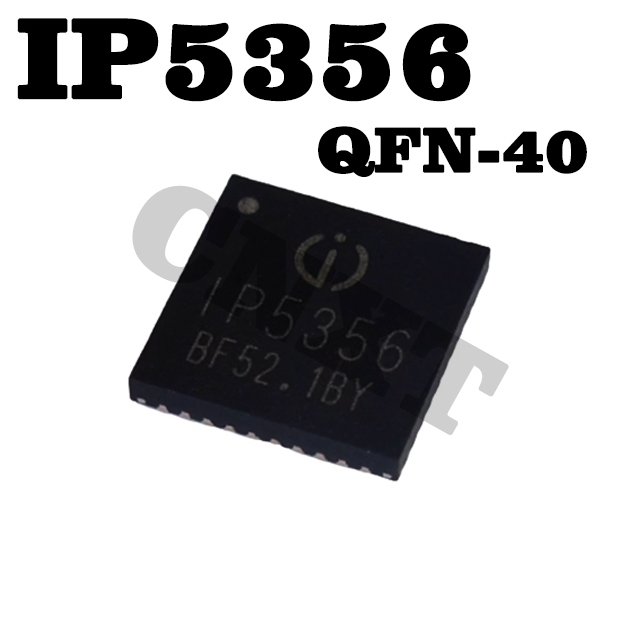 1~2PCS IP5356 IP5356-LED-BZ IP5356-188-BZ QFN40 Patch Power Bank ชิป IC ของแท้ผลิตภัณฑ์