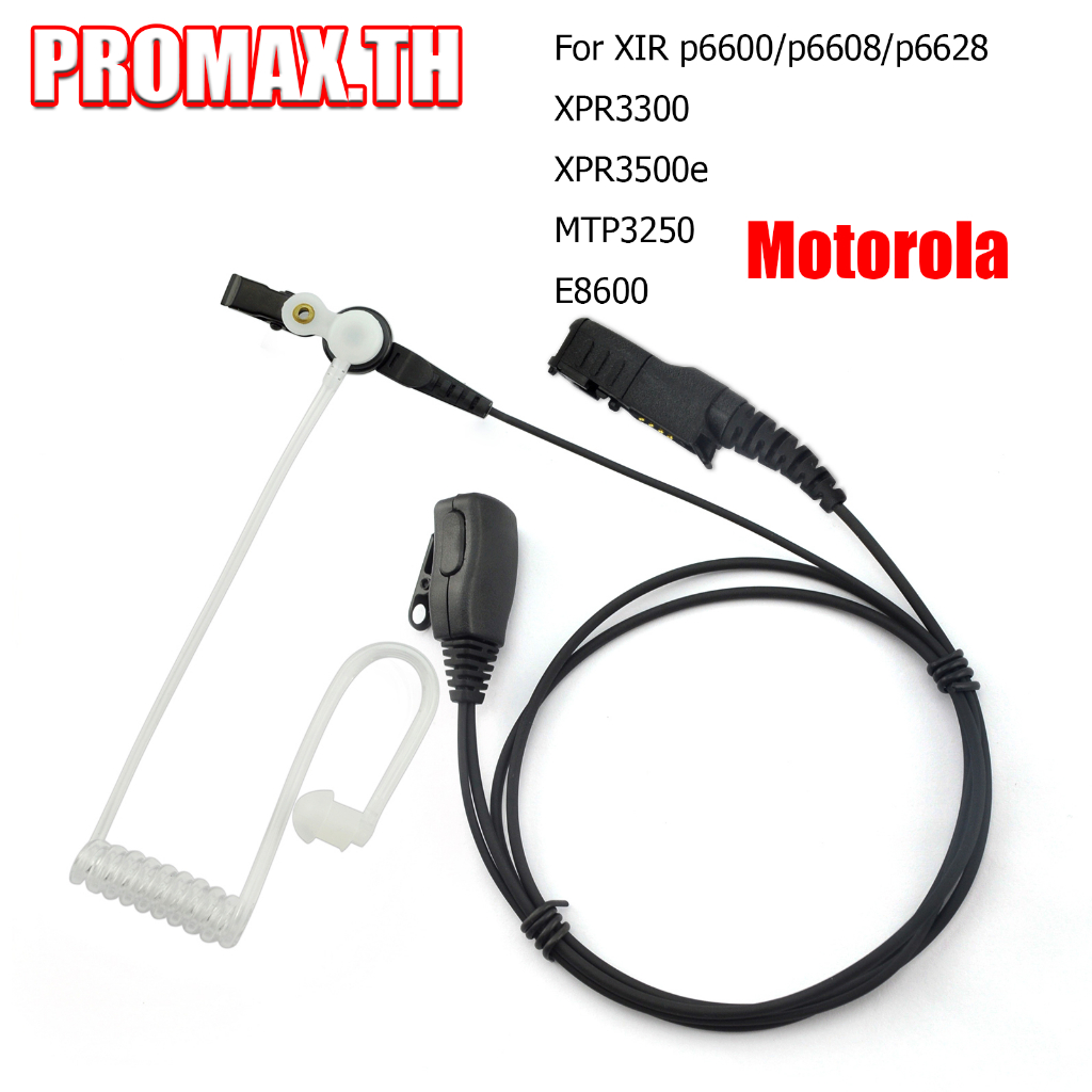 【PROMAX.TH】Motorola หูฟังอะคูสติก พร้อมไมโครโฟน PTT สําหรับ XIR p6600 p6608 p6628 XPR3300 XPR3500e MTP3250 E8600