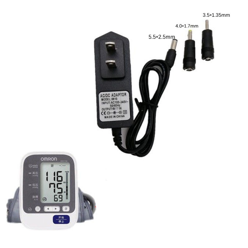 6v Power Adapter สายไฟ 6V1A Sphygmomanometer สายไฟ