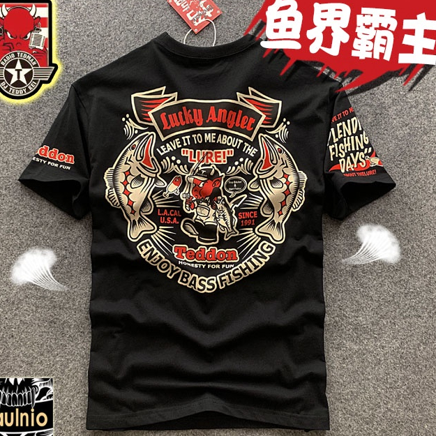 ((พร้อมส่ง ผ้าฝ้ายแท้) เสื้อยืดแขนสั้น พิมพ์ลายการ์ตูนปีศาจ แนวสตรีท สไตล์ญี่ปุ่น ฮิปฮอป อเมริกัน แฟชั่นสําหรับผู้ชาย