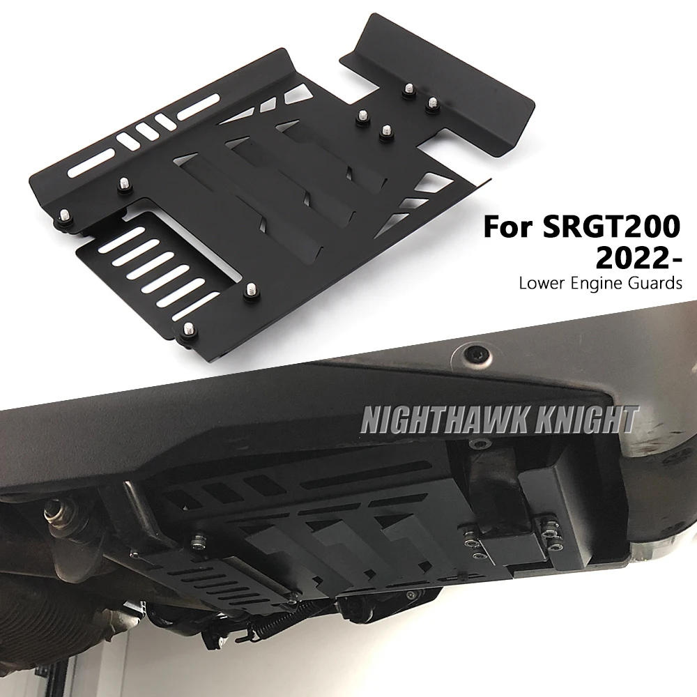 Nighthawk KNIGHT แผ่นป้องกันด้านล่างเครื่องยนต์ สําหรับ Aprilia SR GT200 2022 2023