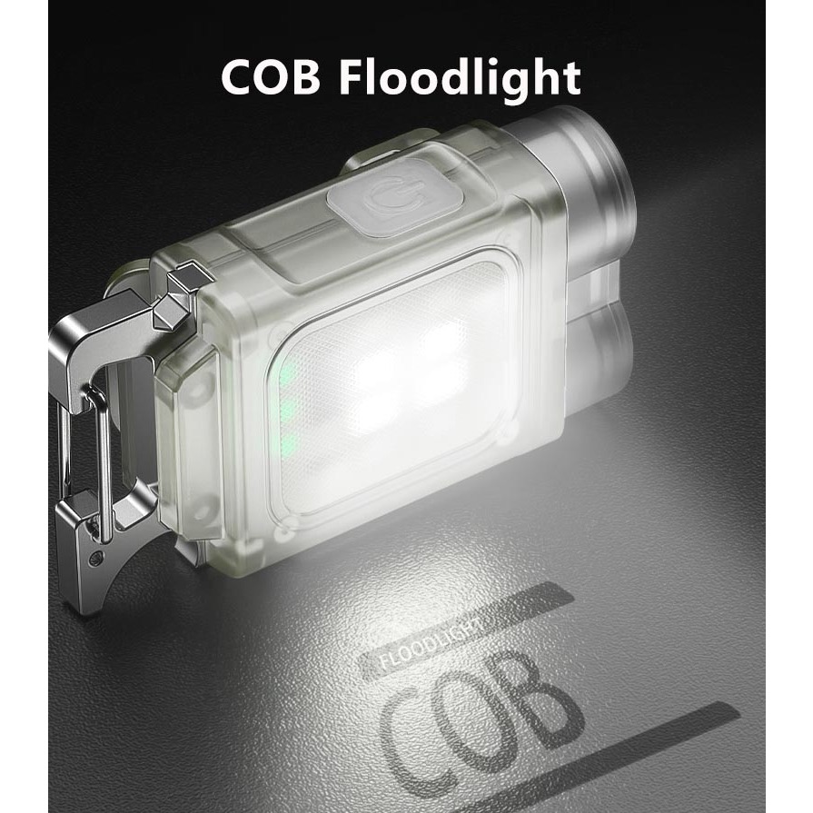 Smilingshark TIP062 ไฟฉาย led COB ขนาดเล็ก พร้อมพวงกุญแจแม่เหล็ก สีแดง และสีฟ้า Type-C ชาร์จได้ 6 โหมด กันน้ํา สําหรับตั้งแคมป์ เดินป่า วิ่ง ซ่อมแซม — صورة 3
