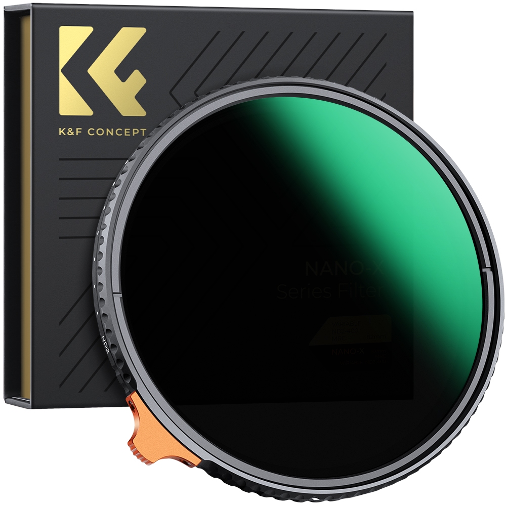 K&F Concept 49/52/58/62/67/77/82mm HD Variable ND Filter ND2- ND400 High Definition Nano-X Adjustabl