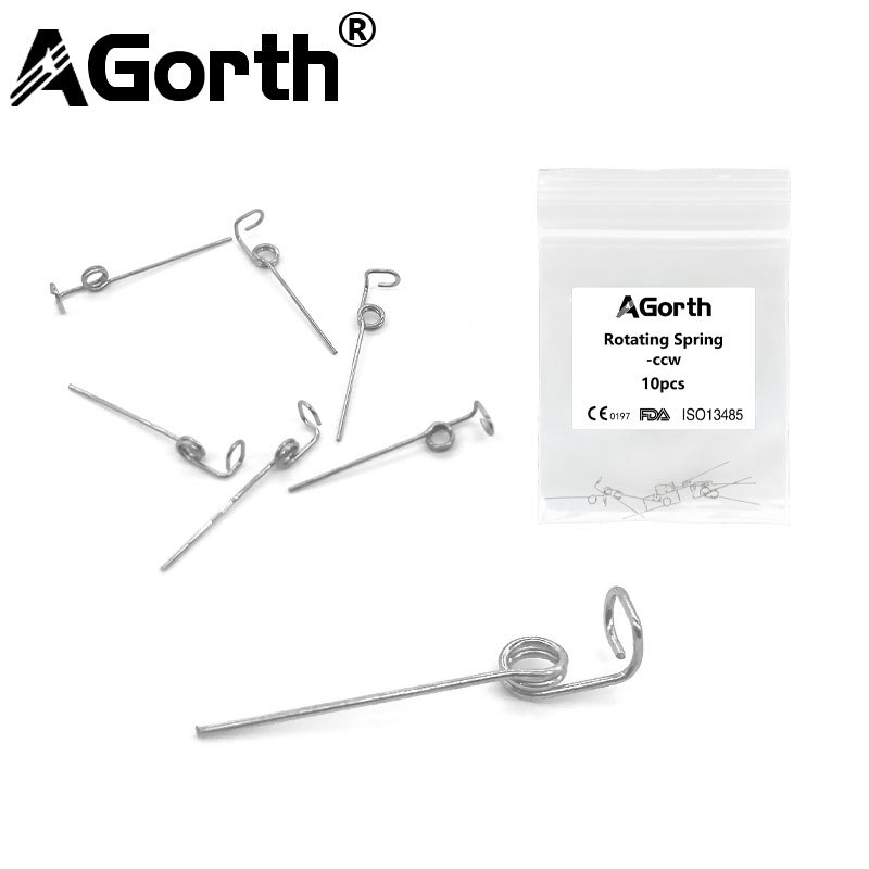 AGorth 10Pcs/Pack Rotating Spring Wire CW/CCW Spring