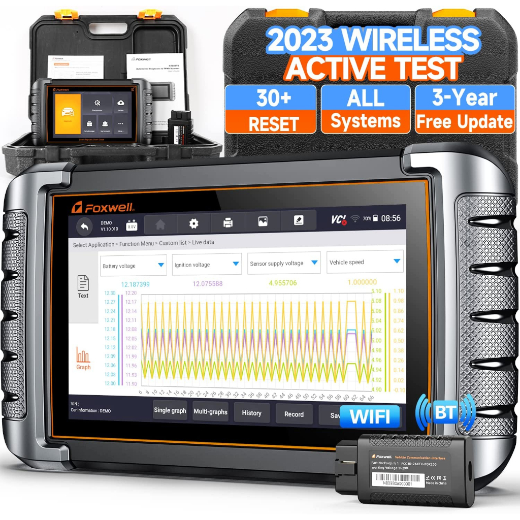 FOXWELL NT809BT OE-Level Obd2 Bluetooth Obd2 Scanner Car Scanner Car Diagnosis Odb2 Car Diagnostic T