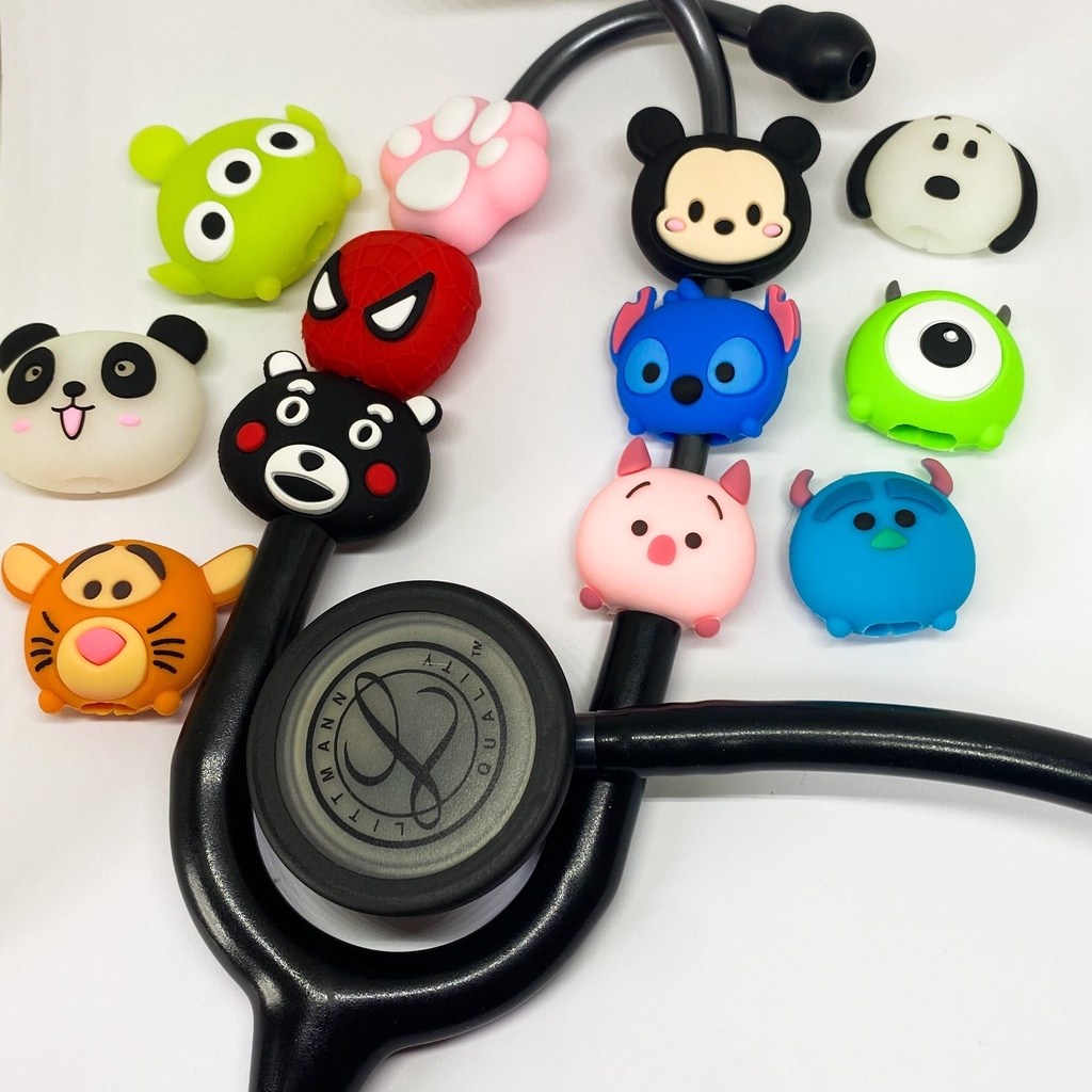 หูฟังของแพทย์ / ของเล่นน่ารักเครื่องประดับหูฟัง, อุปกรณ์เสริมการ์ตูนสำหรับหูฟังแพทย์ / จี้หูฟังของแพทย์ / เด็กพยาบาลเครื่องประดับหูฟังน่ารักจี้