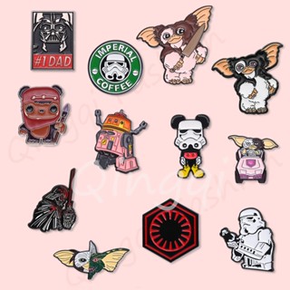 เข็มกลัด รูปการ์ตูน Star Wars Darth Vader Baby Yoda เครื่องป…