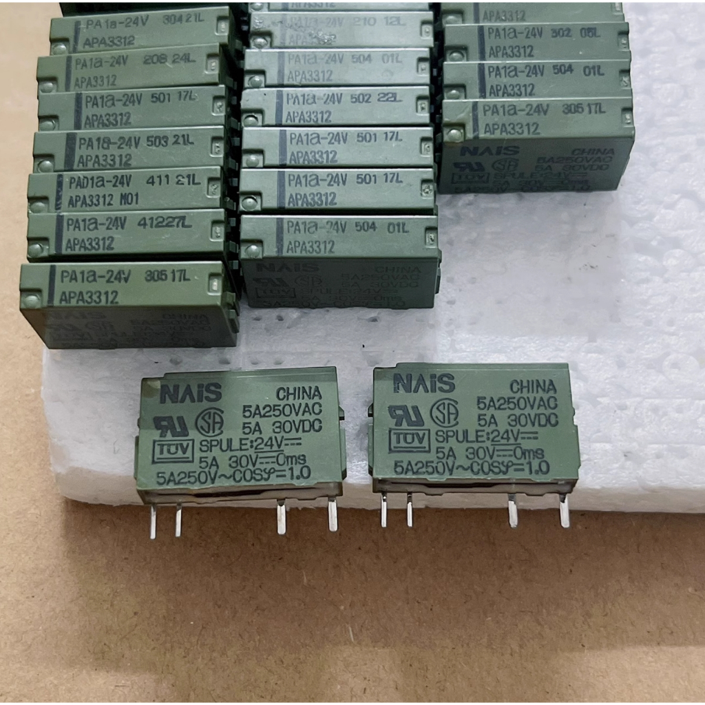 รีเลย์ สําหรับ Panasonic PA1A-24V 12V 5V APAN3124 APAN3105 APAN3112