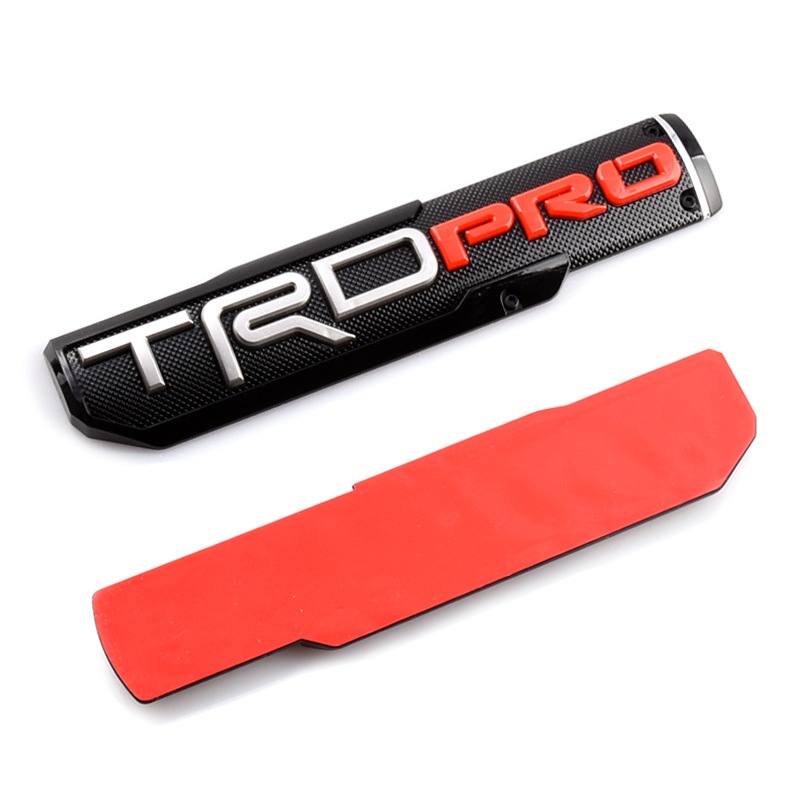 ตราสัญลักษณ์โลโก้ TRD Pro 3 มิติ สําหรับติดประตูรถยนต์ Toyota Tacoma TRD