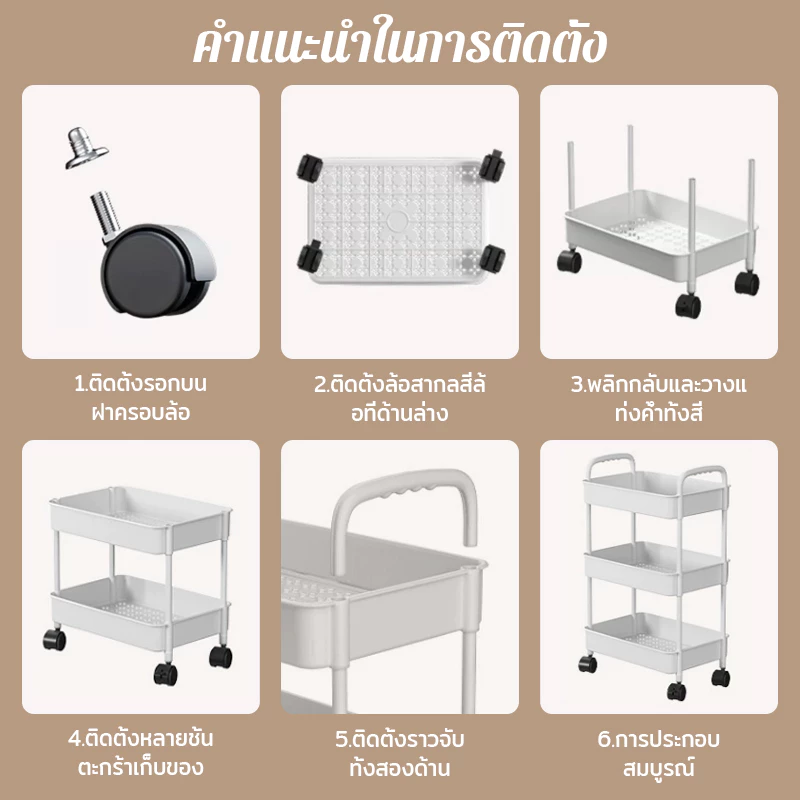 ชั้นวางล้อพลาสติก 3/4/5 ชั้น thumbnail 10