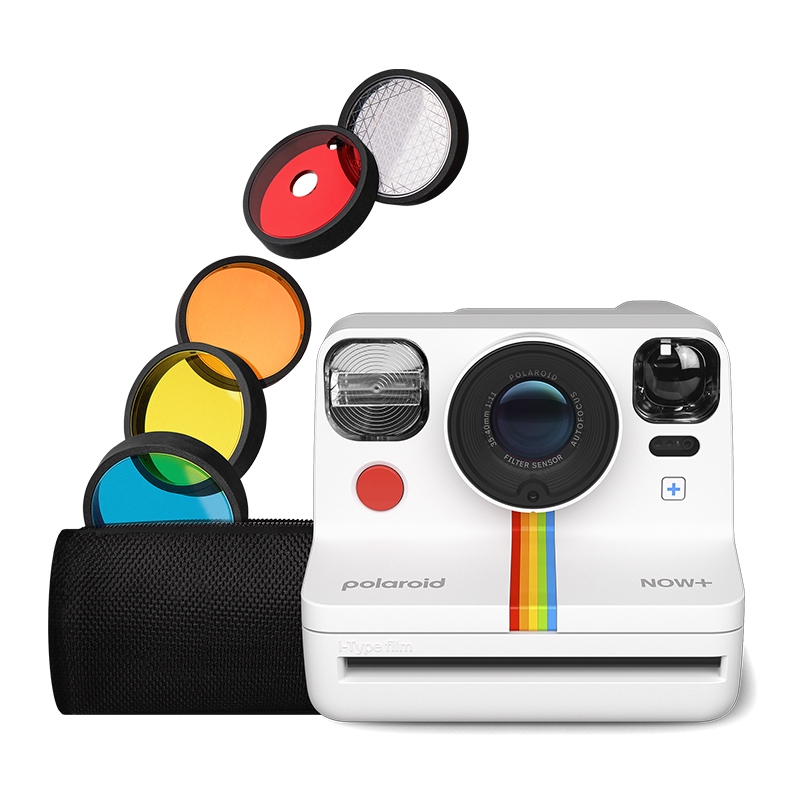 Polaroid Now+ 2nd Generation I-Type เชื่อมต่อบลูทูธ 2nd Generation - สีขาว และสีเขียวป่า - White and Forest Green