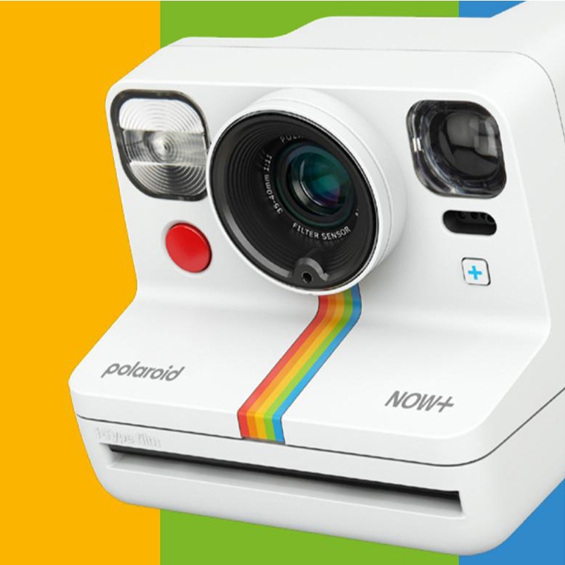 Polaroid Now+ 2nd Generation I-Type เชื่อมต่อบลูทูธ 2nd Generation - สีขาว และสีเขียวป่า - White and Forest Green
