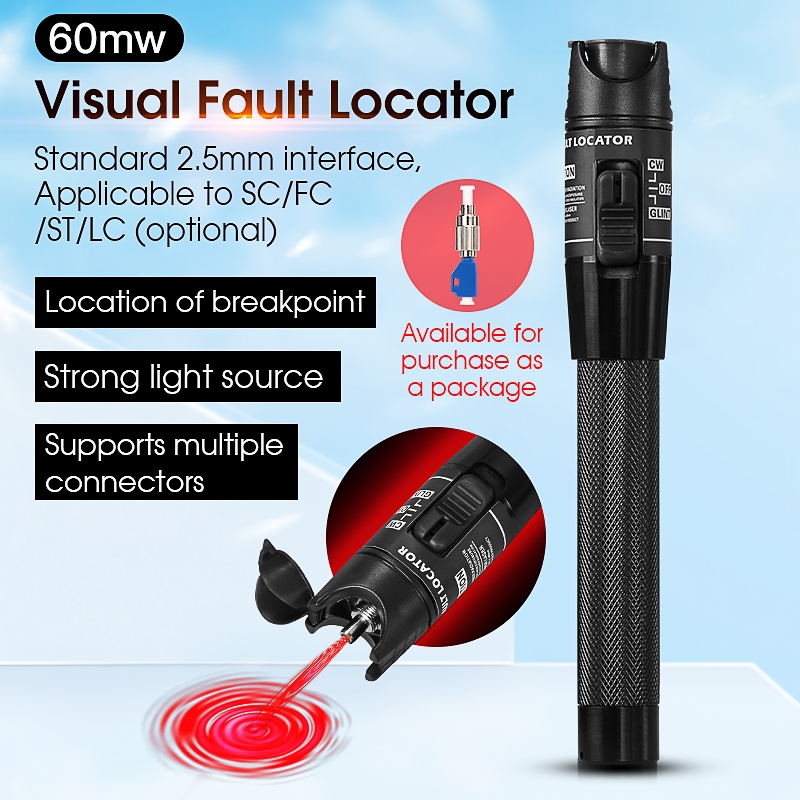 Comptyco AUA-60 60MW ปากกาทดสอบแหล่งกําเนิดแสงสีแดง VFL 60 กม.
