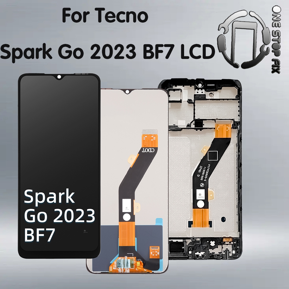 อะไหล่หน้าจอสัมผัส LCD BF7 แบบเปลี่ยน สําหรับ Infinix Tecno Spark Go 2023