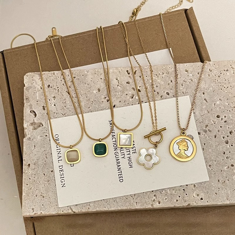 สร้อยคอโซ่ จี้เปลือกหอย ดอกไม้ ขนาดเล็ก สไตล์วินเทจ ฝรั่งเศส ย้อนยุค ออกแบบดี โอปอล กระดูกไหปลาร้า โซ่เสื้อกันหนาว สําหรับผู้หญิง