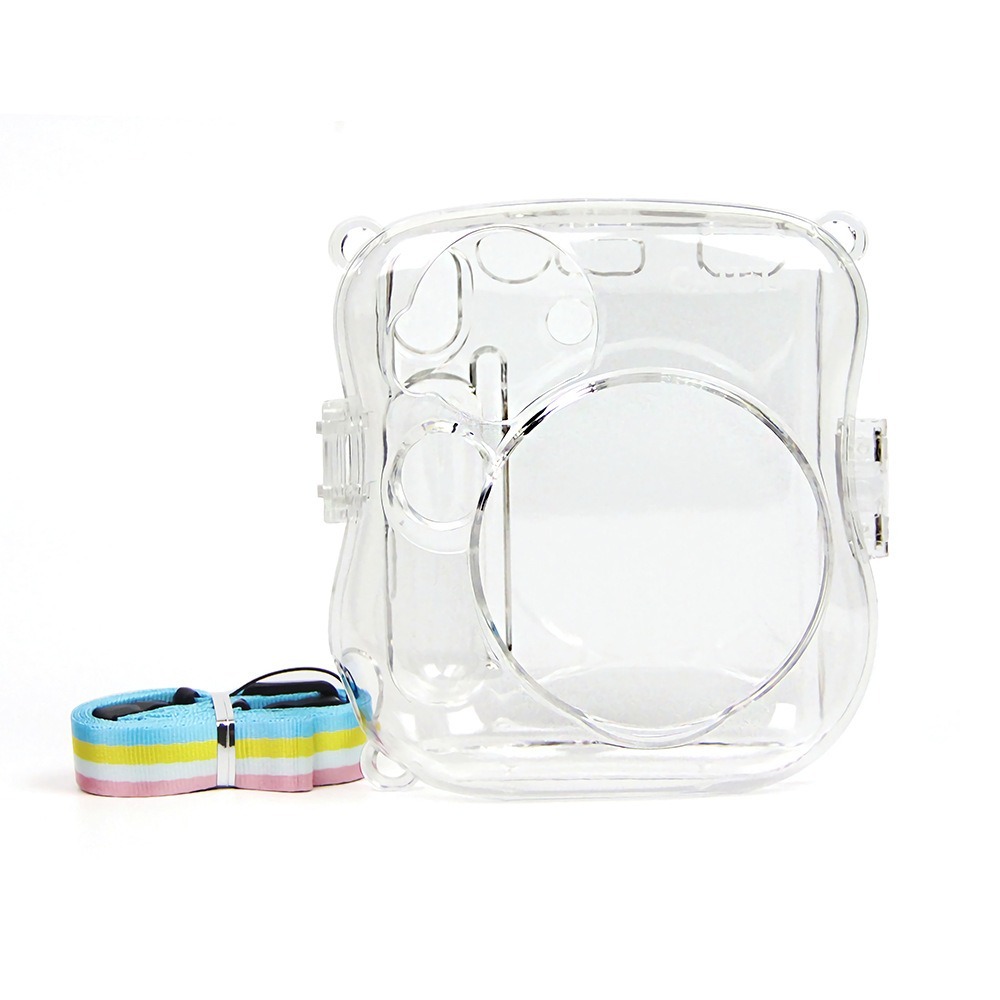 [Film Lab] เคสใส Instax Mini 25/26+ เคสกล้อง เคสป้องกันกล้อง กับสายคล้อง CAA06