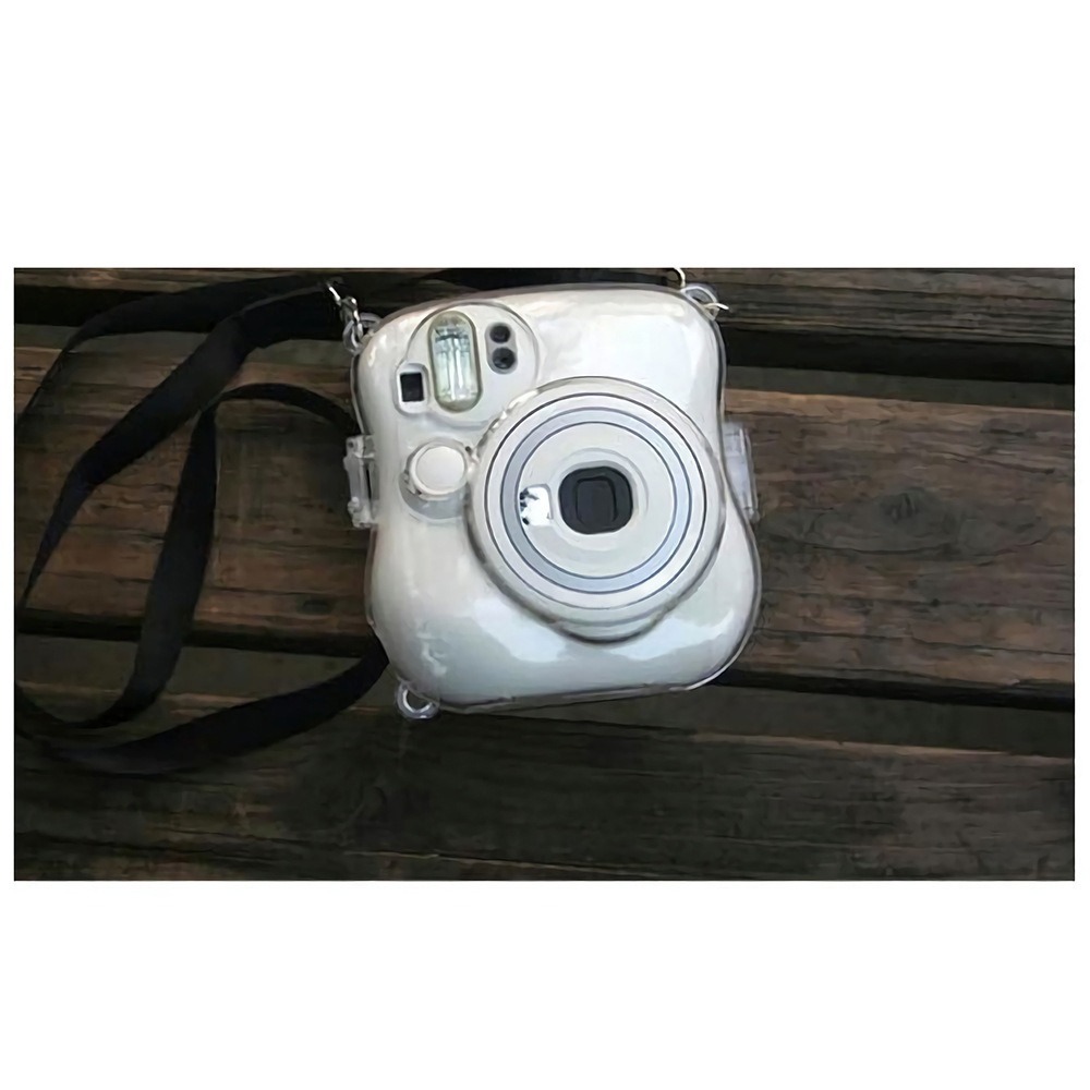 [Film Lab] เคสใส Instax Mini 25/26+ เคสกล้อง เคสป้องกันกล้อง กับสายคล้อง CAA06