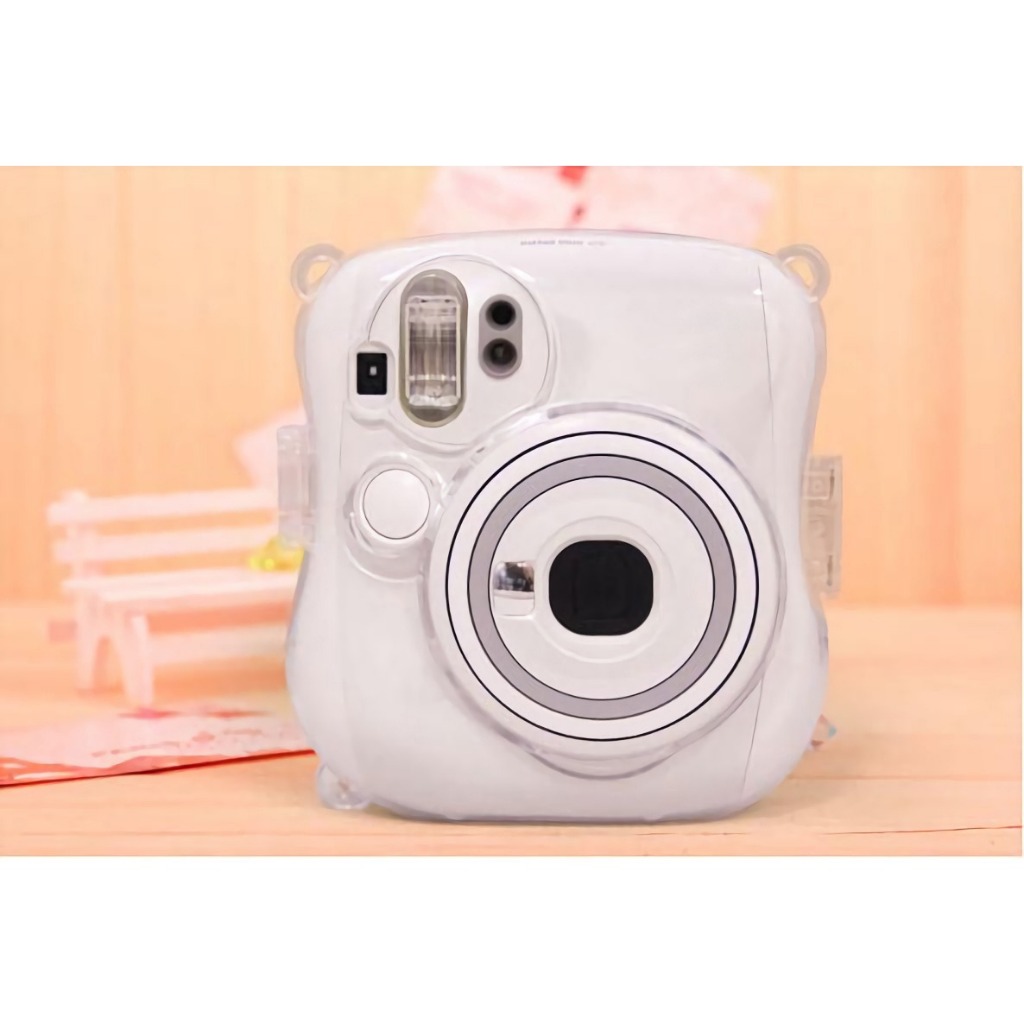 [Film Lab] เคสใส Instax Mini 25/26+ เคสกล้อง เคสป้องกันกล้อง กับสายคล้อง CAA06