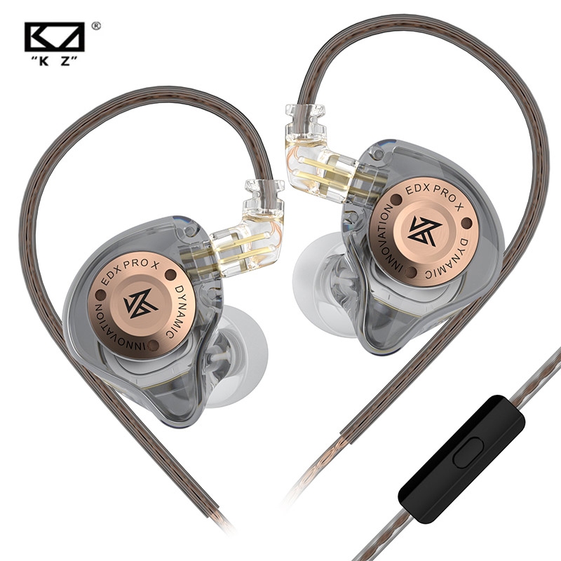 Kz EDX PRO X หูฟังไดนามิก HIFI เบส สําหรับเล่นกีฬา KZ EDX PROX ZSTX ZSN PROX EDC EDA
