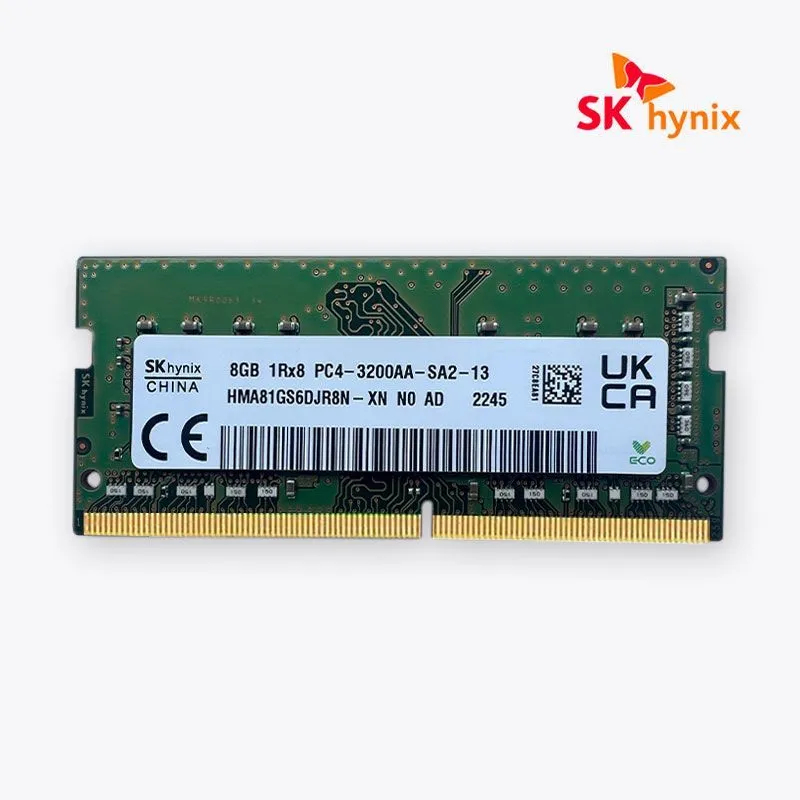 Sk Hynix แรมหน่วยความจําแล็ปท็อป โน้ตบุ๊ก DDR4 4GB 8GB 16GB DDR4 3200Mhz SODIMM สําหรับ Intel และ AM