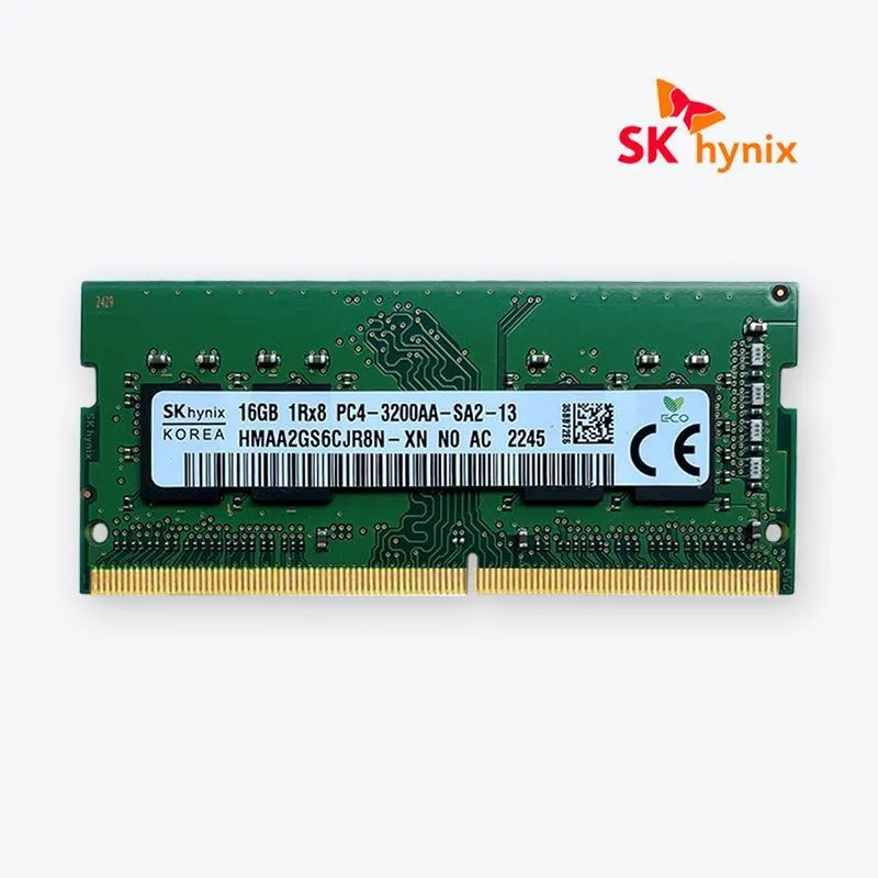 Sk Hynix แรมหน่วยความจําแล็ปท็อป โน้ตบุ๊ก DDR4 4GB 8GB 16GB DDR4 3200Mhz SODIMM สําหรับ Intel และ AMD - รูปที่ 2