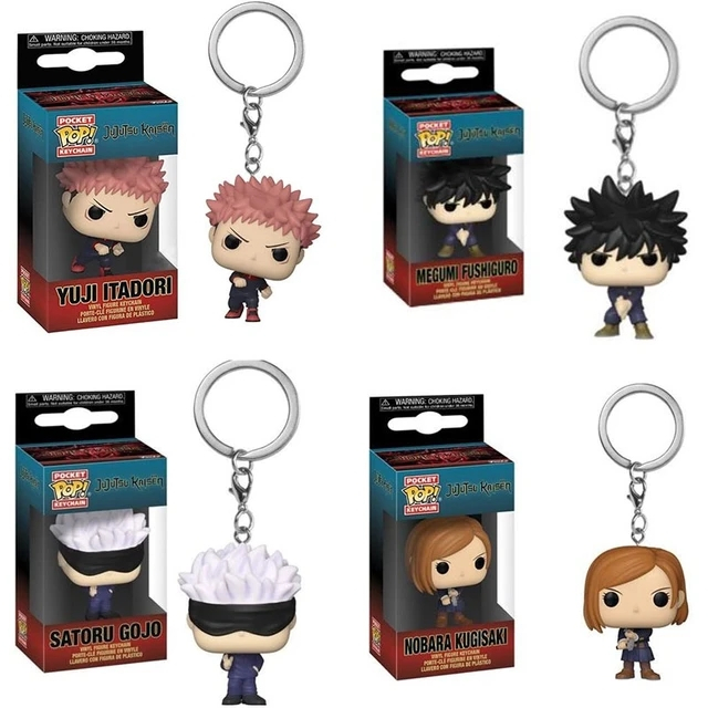 Funko Pop! พวงกุญแจฟิกเกอร์ Jujutsu Kaisen Itadori Yuji Satoru Gojo ของเล่นสําหรับเด็ก