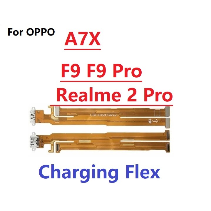 [QCK] บอร์ดเชื่อมต่อสายชาร์จ USB สําหรับ OPPO A7X F9 F9 Pro Realme 2 Pro