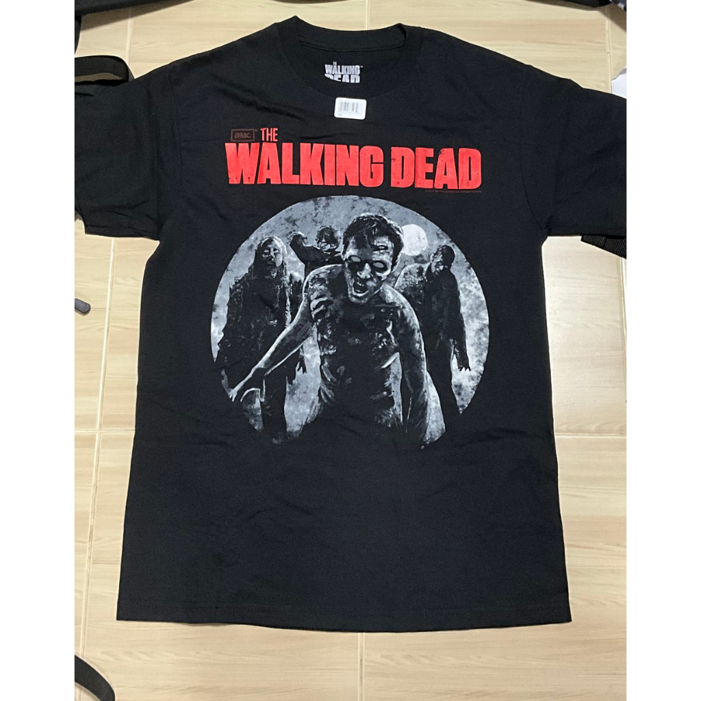 เสื้อยืดพิมพ์ลายแฟชั่นเสื้อ The Walking Dead ลายตาเทา ของแท้มือ1 ผ้าฝ้าย 100% S-5XL