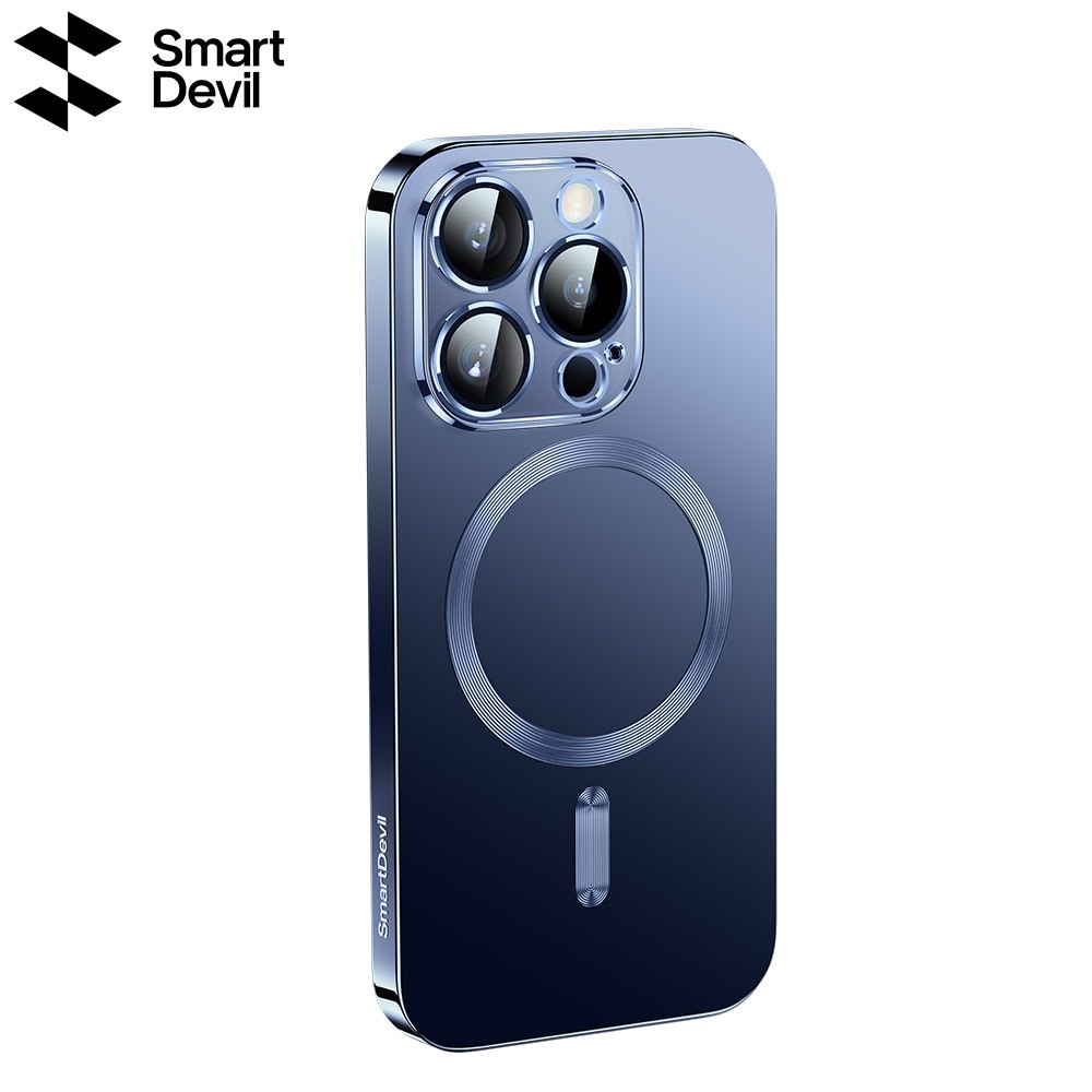 SmartDevil เคสโทรศัพท์มือถือ ซิลิโคนนุ่ม ใส ผิวด้าน กันกระแทก ลายปีศาจ สําหรับ Iphone 15 15Pro 15Plus 15Promax