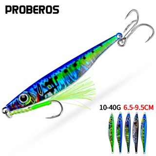Proberos 1 ชิ้น fast sinking jigging fishinglures 10-40 กรัม…