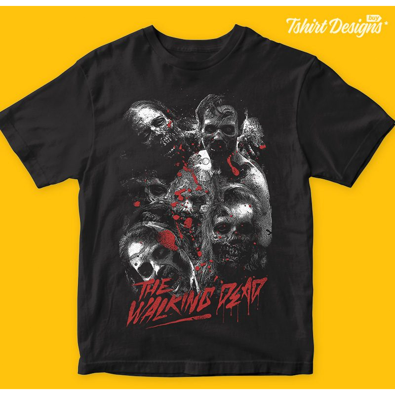 The Walking Dead vintage T-Shirt เสื้อยืด