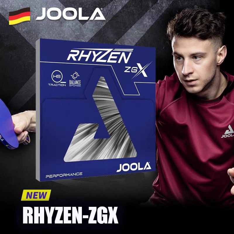 Joola RHYZEN ZGX ยางปิงปอง Fast Attack Pimples-In ฟองน้ําความหนาแน่นสูงไม้ปิงปองยางเหนียว