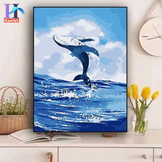 Hamlet 【30*40/40*50 ซม.】ภาพวาดสีน้ำมัน ภาพระบายสีตามตัวเลข /…