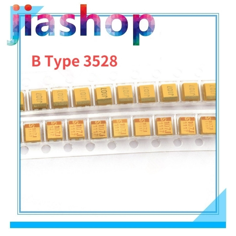 5 ชิ้น/2 ชิ้น B ประเภท 3258 ตัวเก็บประจุ Tantalum SMD 24 ค่า 25v 16v 10v 35 100u 10uf 22 106 3.3 4.7
