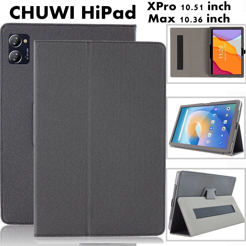 CHUWI HiPad XPro 10.51 inch Tablet Cover PU LeatherStand Function Flip Case With Hand Holder for CHU