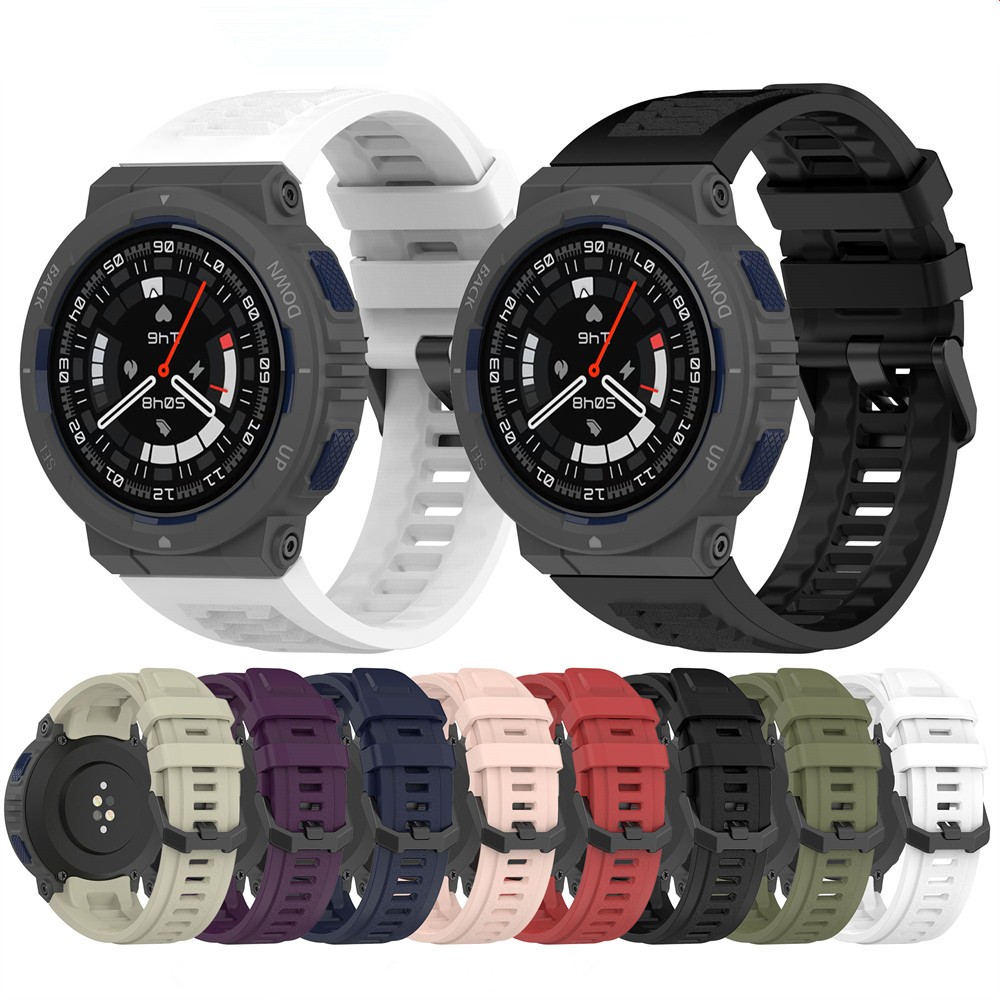 สายนาฬิกาข้อมือ ซิลิโคนนิ่ม กันน้ํา สําหรับ Huami Amazfit Active Edge A2212