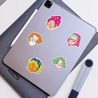 50 ชิ้นตลกการ์ตูนมือวาด Graffiti Emoji สติกเกอร์แฟชั่นสติกเกอร์กันน้ําสําหรับโทรศัพท์แล็ปท็อปสเก็ตบอร์ด Creative Graffiti รถมอเตอร์สติกเกอร์