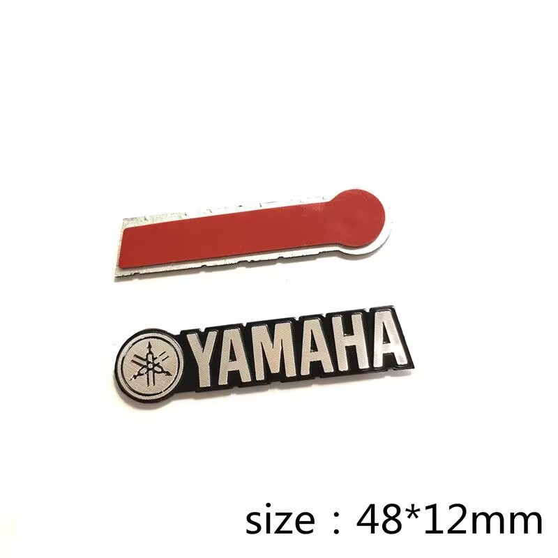 1 ชิ้น YAMAHA อลูมิเนียม ตราลําโพง โลโก้สัญลักษณ์ DECAL สเตอริโอ รถยนต์ แอมป์