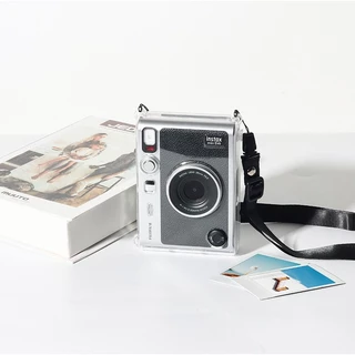 [Film Lab] เคสใส Instax Mini EVO เคสกล้อง เคสป้องกันกล้อง กับสายคล้อง CAA19