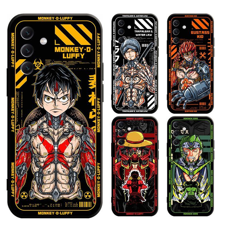 สําหรับ samsung A05 A05S M14 A03 CORE J7 J8 J4 J6 A8 Plus Prime luffy onepiece zoro กรณีนุ่ม