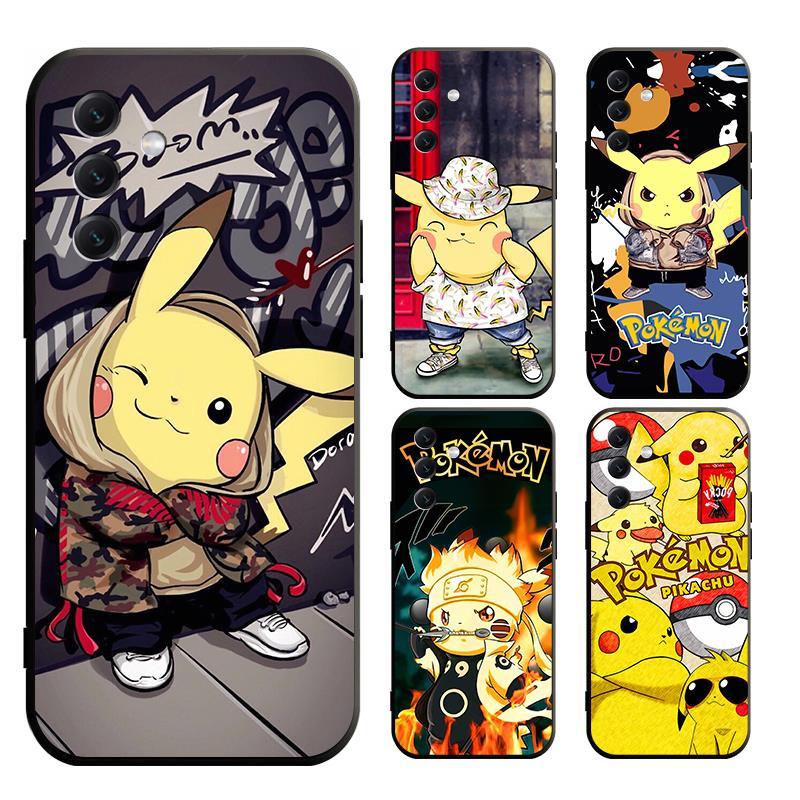 เคส Samsung A06 A55 A35 A15 A25 A05 A05S M15 M14 J6 plus 4G 5G Prime นิ่ม ลายปิกาจู สําหรับ