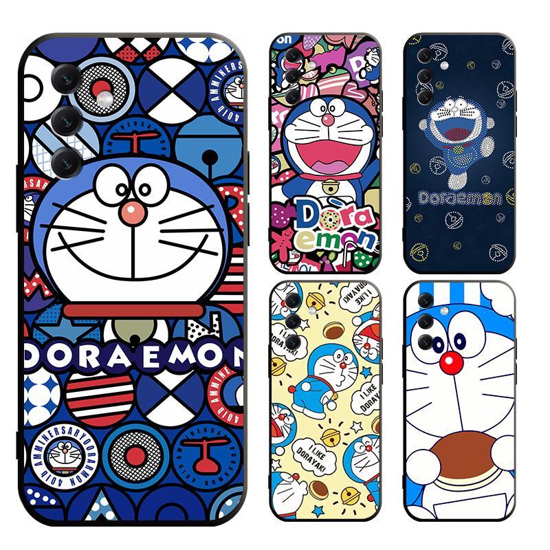 เคส Samsung A06 A16 A55 A35 A15 A25 A05 A05S M15 M14 J7 J6 plus 4G 5G Prime โทรศัพท์มือถือแบบนิ่ม ลายการ์ตูนโดราม่อน สําหรับ