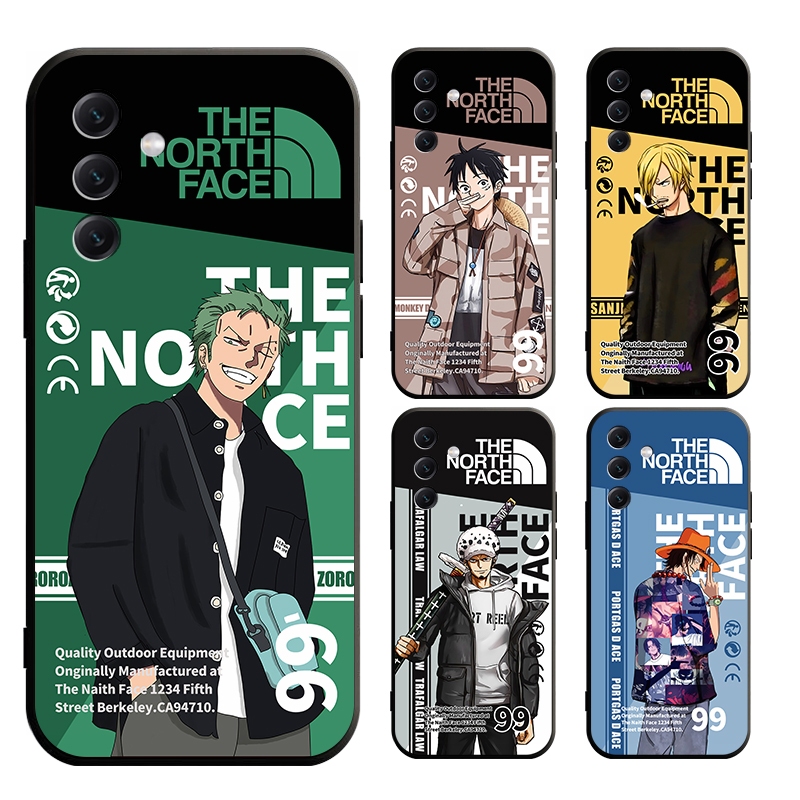 เคส Samsung A06 A55 A35 A15 A25 A05 A05S M15 M14 J6 plus 4G 5G Prime โทรศัพท์มือถือแบบนิ่ม ลายลูฟี่ 